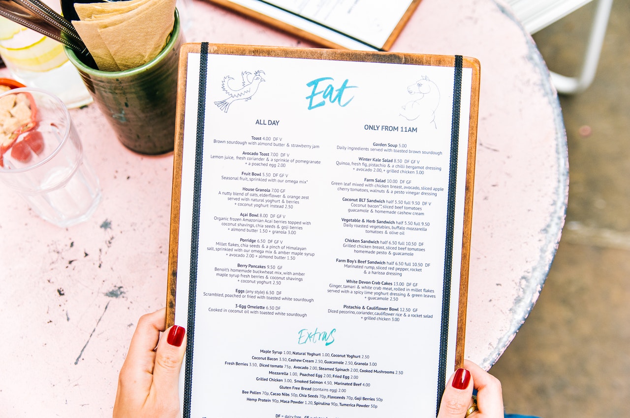 How to Make a Restaurant Menu From Scratch in 9 Steps