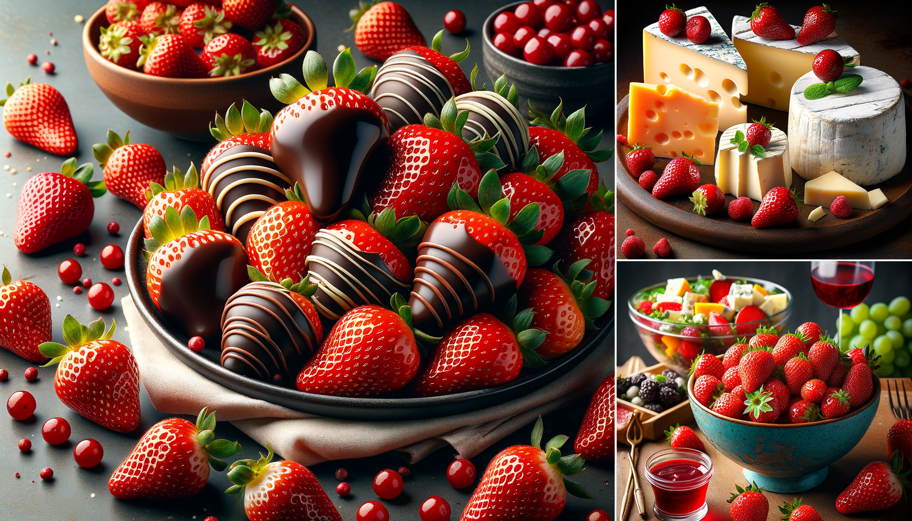 The Seduction of Strawberries: Sweet and Savory Dishes