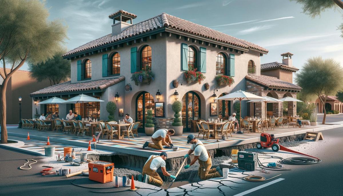 Concrete Repair Chandler to Restore Your Restaurant’s Curb Appeal