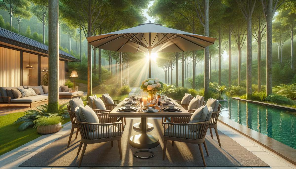 Elevate Outdoor Dining with https://www.thewoodlandspoolcompany.com/