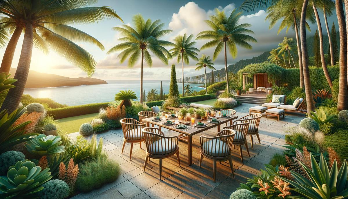 How Landscape Designers Honolulu HI Enhance Dining Spaces