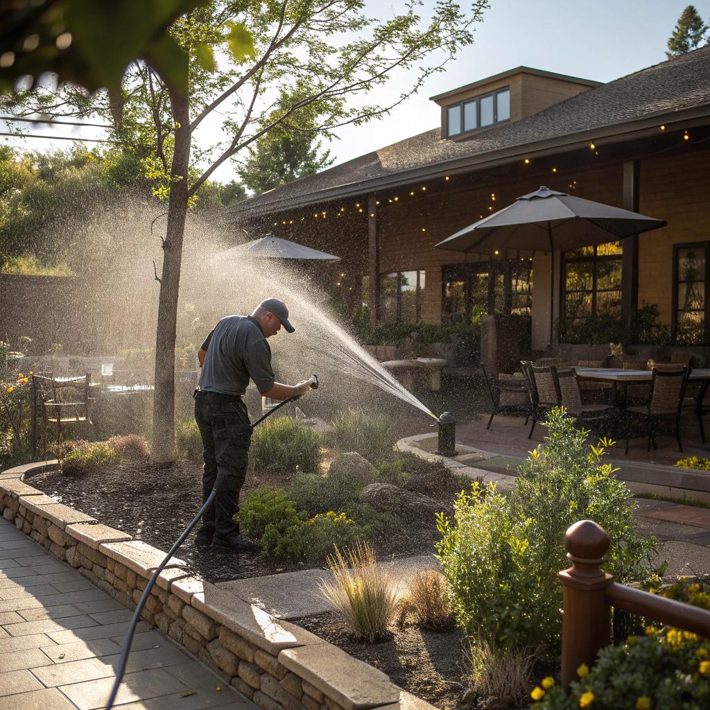 Sprinkler Repair Colorado Springs for Restaurant Gardens