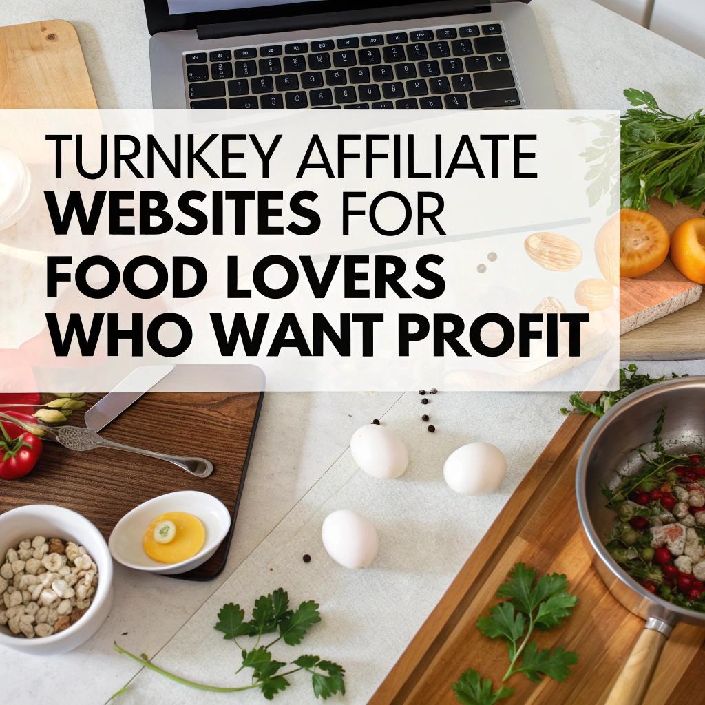 Turnkey Affiliate Websites for Food Lovers Who Want Profit