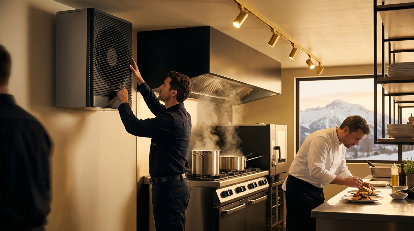 Heat Pump Service Denver CO for Cozy Restaurant Kitchens