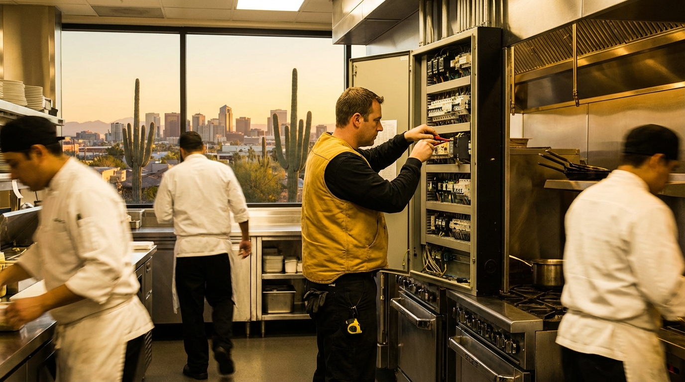 Why Phoenix Electricians Matter for Restaurant Kitchens