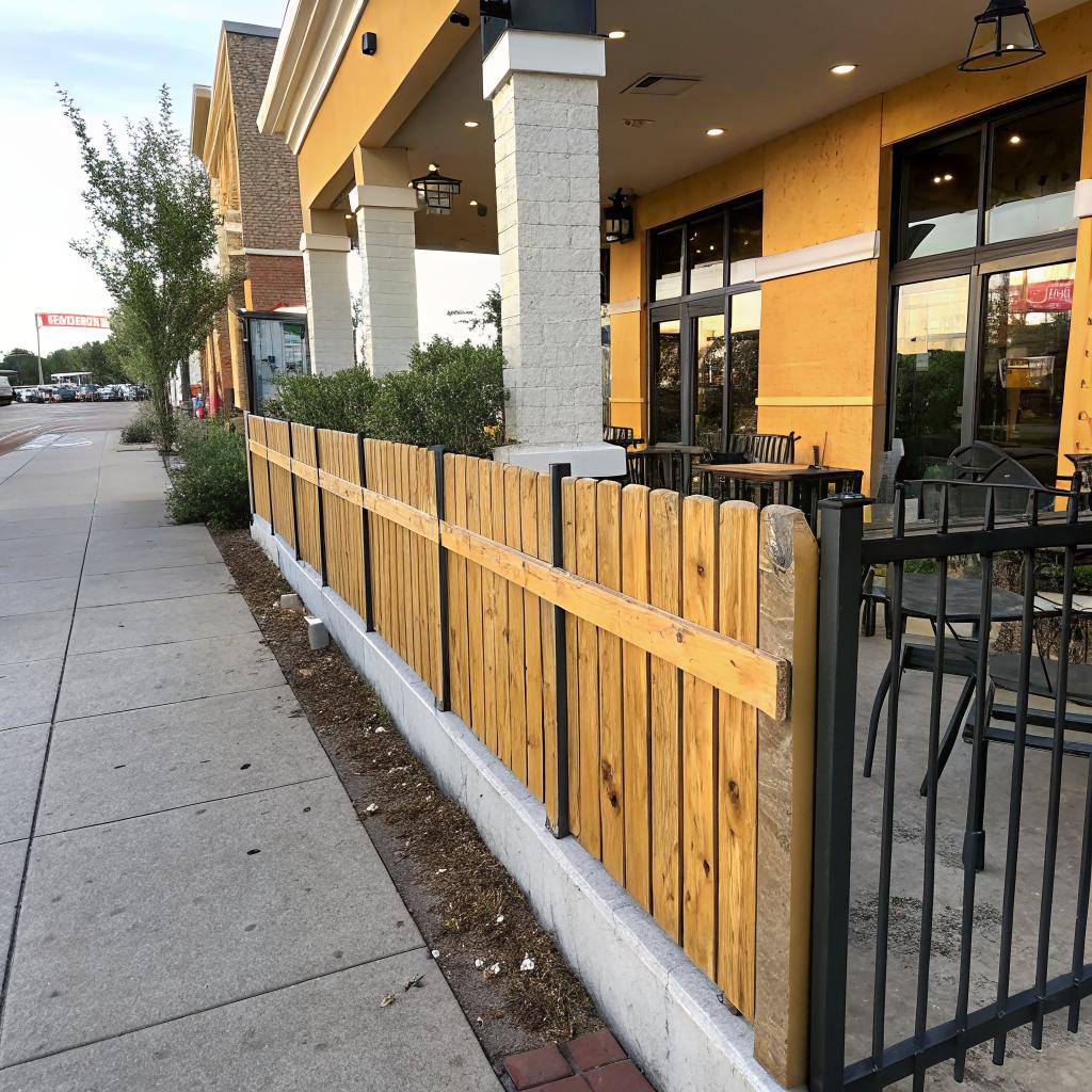 Houston fence repair tips for restaurant patios